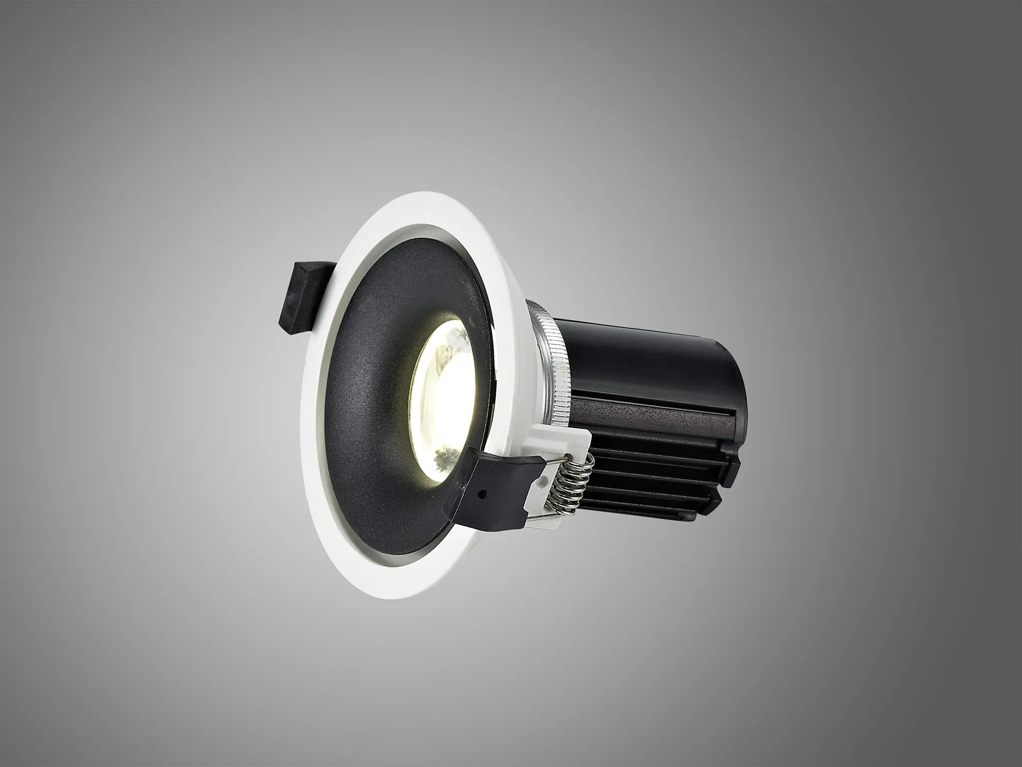 Bolor 10 Tridonic Powered 10W 4000K 810lm 36° CRI>90 LED Engine White/Black Fixed Recessed Spotlight, IP20 DM201026  Dlux Bolor 10